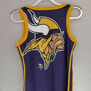 Used, NFL, Vikings Jersey, Womens, Tank Top, Purple& White & Yellow